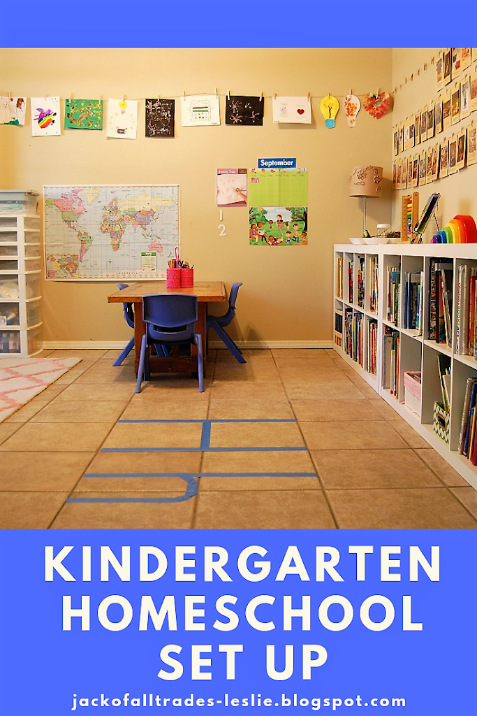Kindergarten Homeschool Space