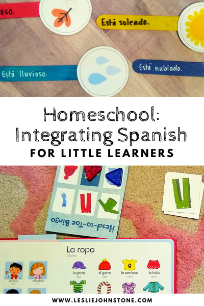 Integrating Spanish in our Homeschool