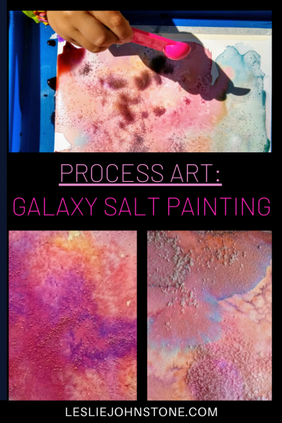 Galaxy Salt Painting